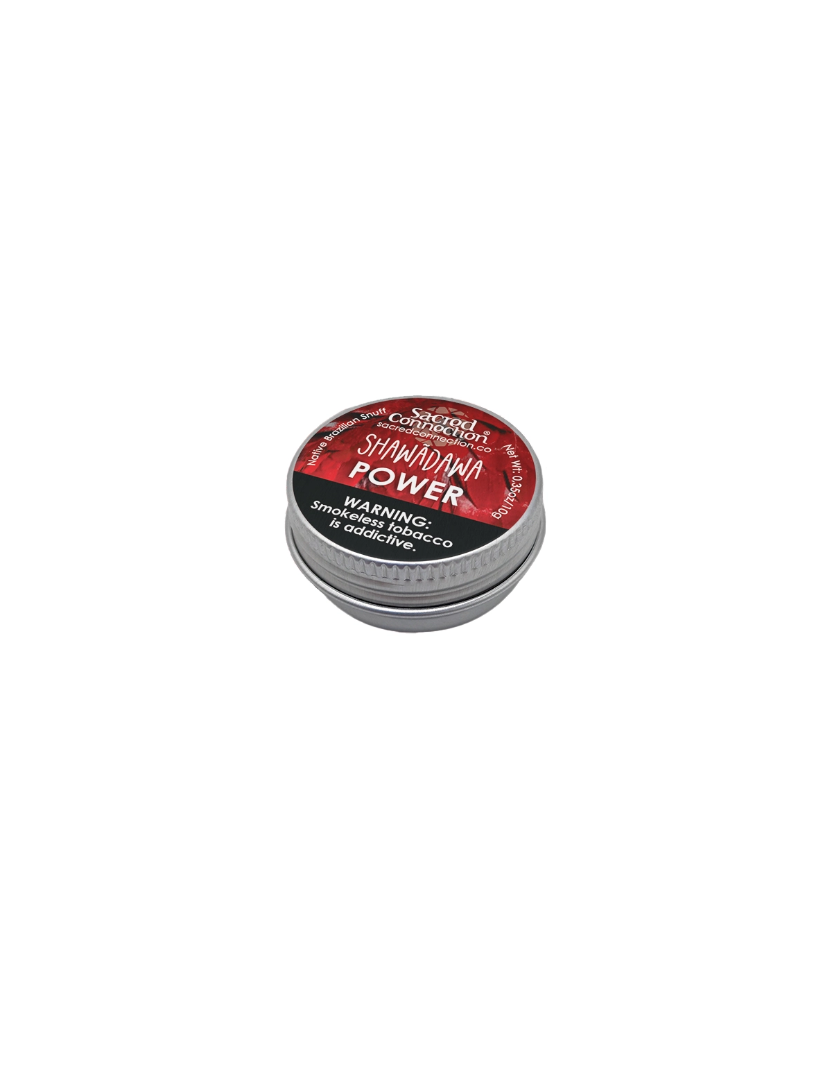 Rapé Shawãdawa – Rawaputu – boîte de 10 g, étiquette avec avertissement tabac