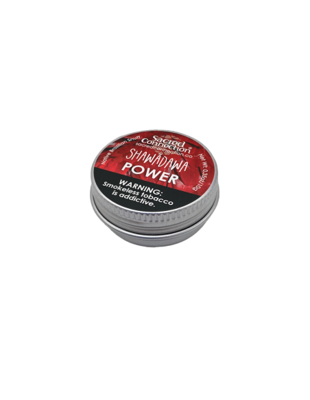 Rapé Shawãdawa – Rawaputu – boîte de 10 g, étiquette avec avertissement tabac