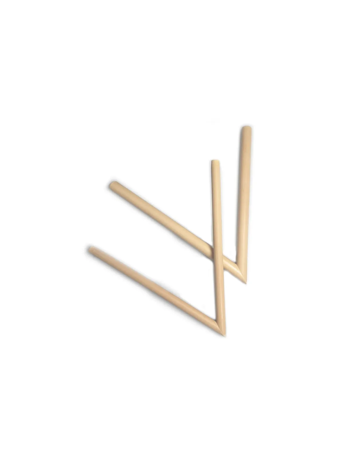 Tepi – applicateur simple en bambou – tubes de bambou nus disposés en angle