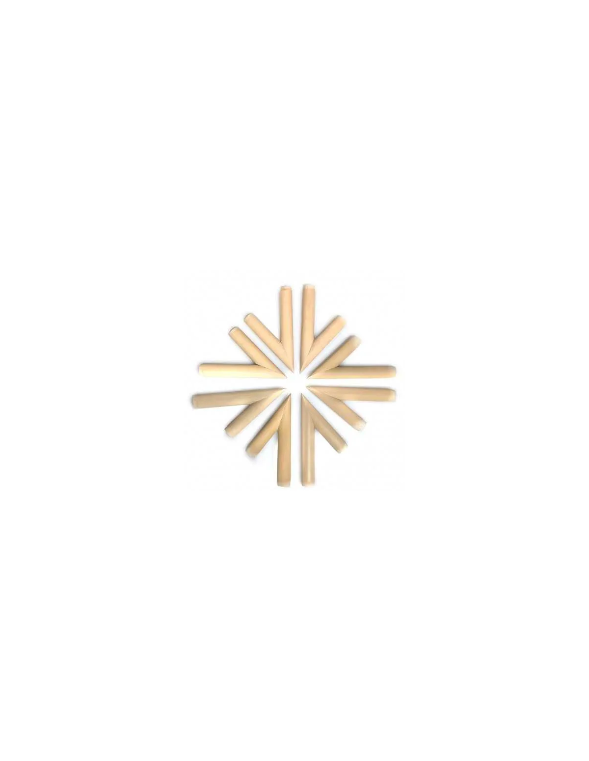 Kuripe – modèle simple en bambou – tubes de bambou disposés en étoile