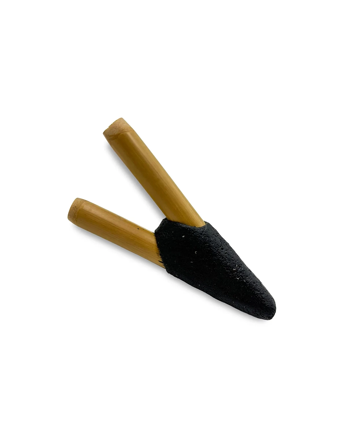 Kuripe en bambou – Simple Black – tubes en bambou et jonction noire