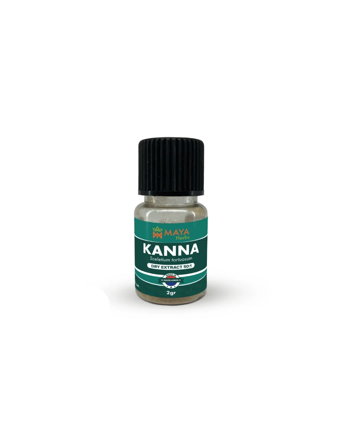 Extrait sec de kanna 50:1 (Sceletium tortuosum) – pot en verre de 2 g