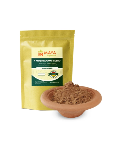 Mélange 7 champignons en poudre – reishi, chaga, crinière...