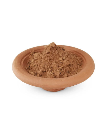Mélange 7 champignons en poudre – reishi, chaga, crinière de lion – poudre dans un bol