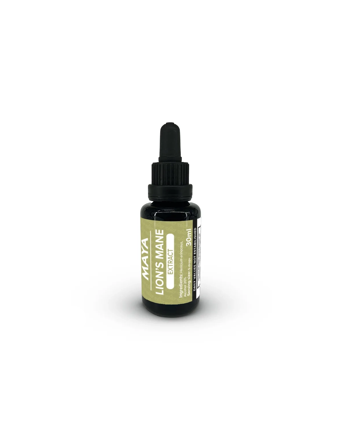 Extrait de crinière de lion (Hericium erinaceus), 30 ml – Maya – flacon