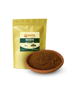 Poudre de reishi (Ganoderma lucidum) – ling zhi de Chine,...