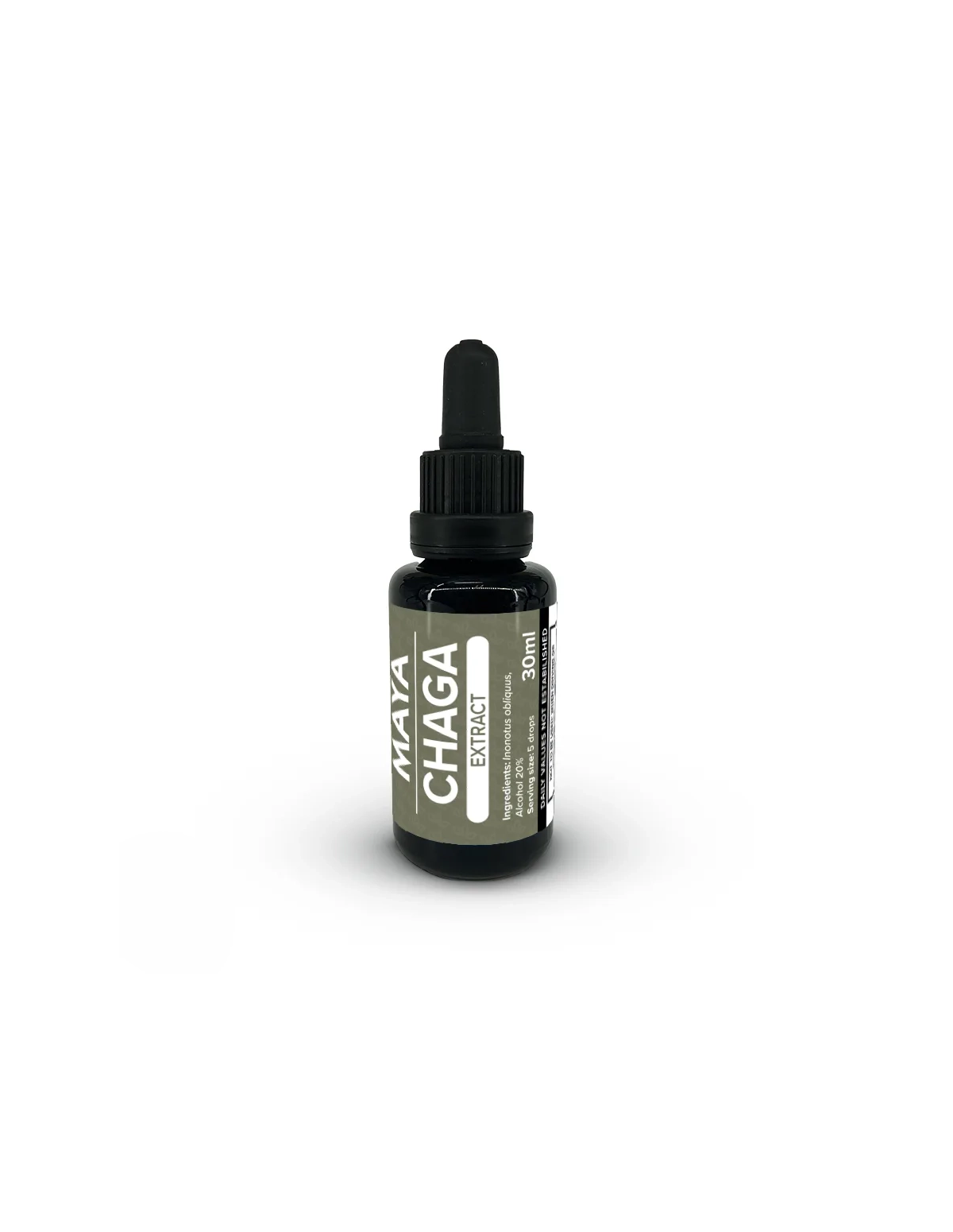 Extrait de chaga (Inonotus obliquus), 30 ml – Maya – flacon