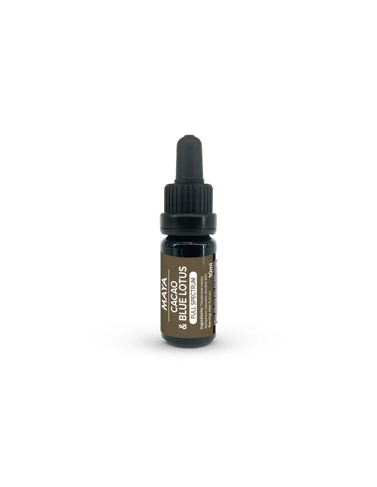 Extrait de cacao et lotus bleu, full spectrum, 10 ml – Maya – flacon