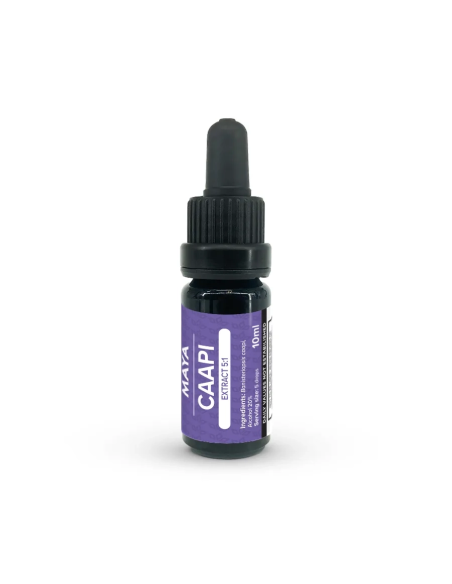 Extrait de caapi 5:1 (Banisteriopsis caapi) – 10 ml – flacon compte-gouttes et son étiquette