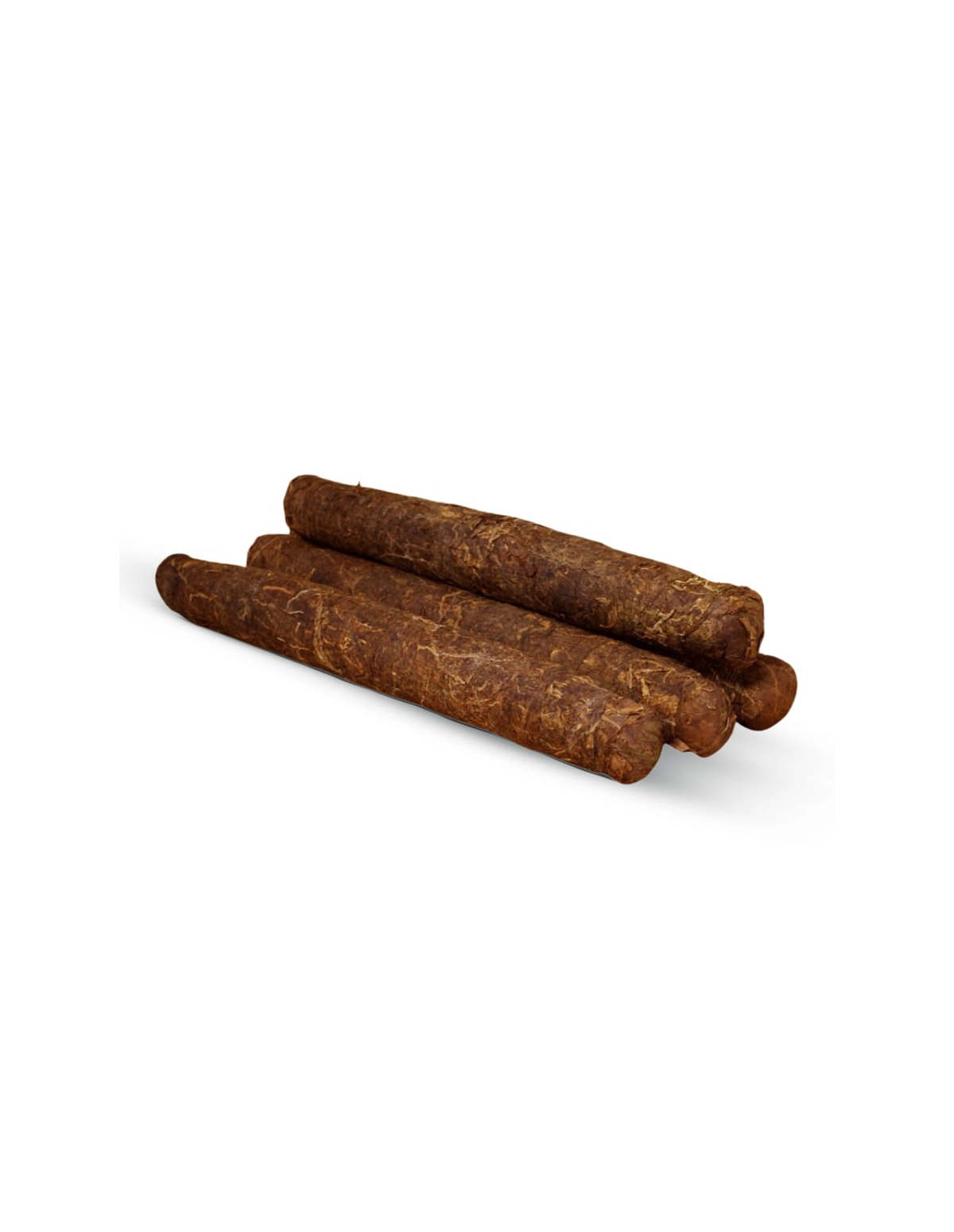 Mapacho Maso du Pérou – Rouleau entier, Nicotiana rustica – trois rouleaux côte à côte