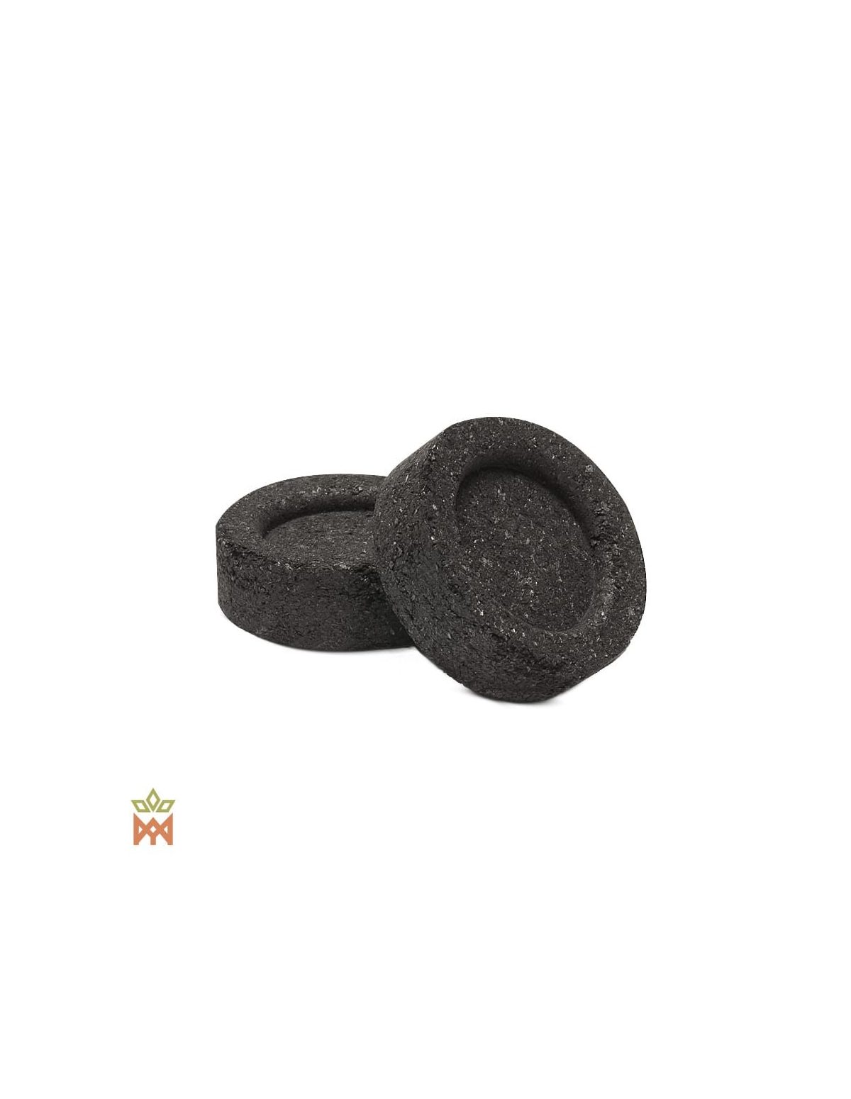 Disques de charbon Three Kings 33 mm – deux disques noirs à légère cuvette, vue rapprochée