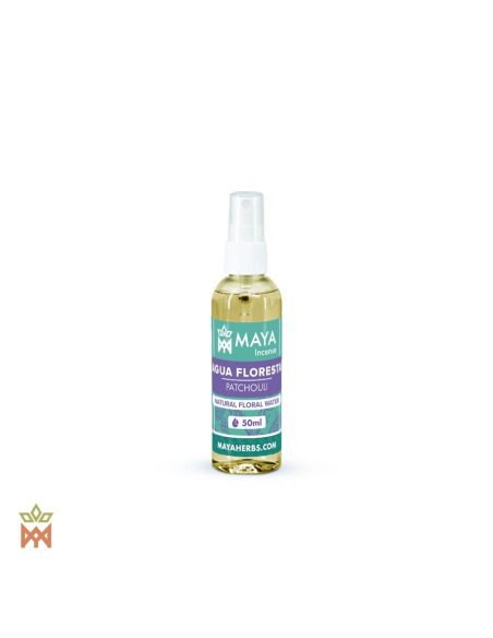 Eau florale de patchouli – Agua Floresta, Pogostemon cablin – vaporisateur de 50 ml