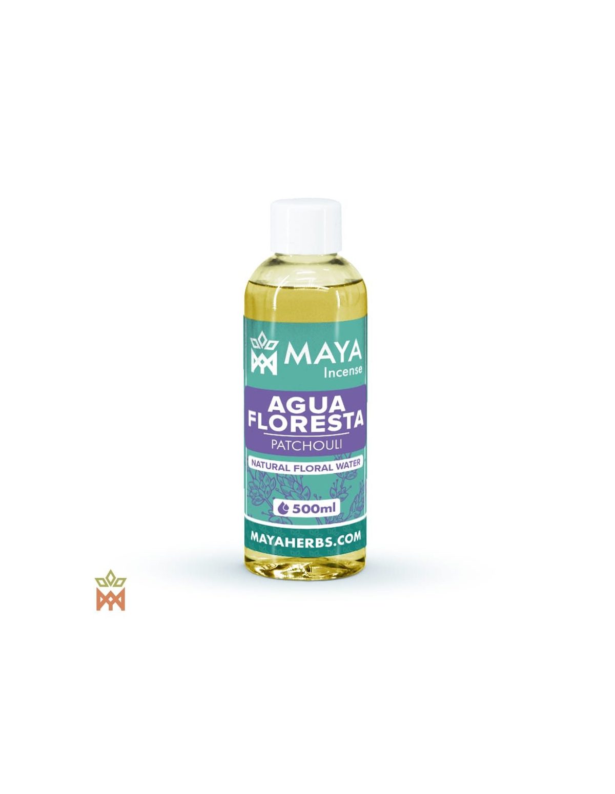 Eau florale de patchouli – Agua Floresta, Pogostemon cablin – flacon de 500 ml
