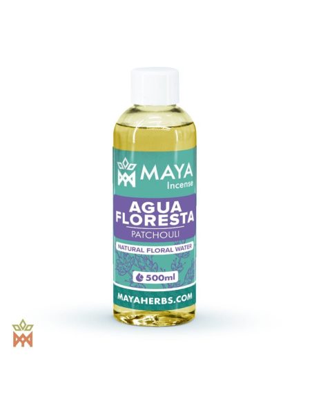 Eau florale de patchouli – Agua Floresta, Pogostemon cablin – flacon de 500 ml