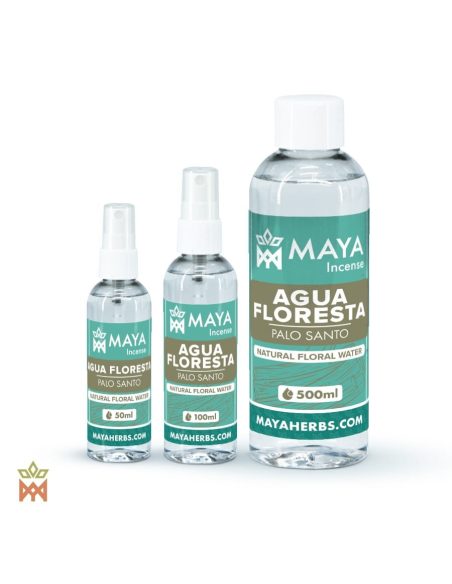 Eau florale de palo santo – Agua Floresta, Bursera graveolens – flacons de 50, 100 et 500 ml