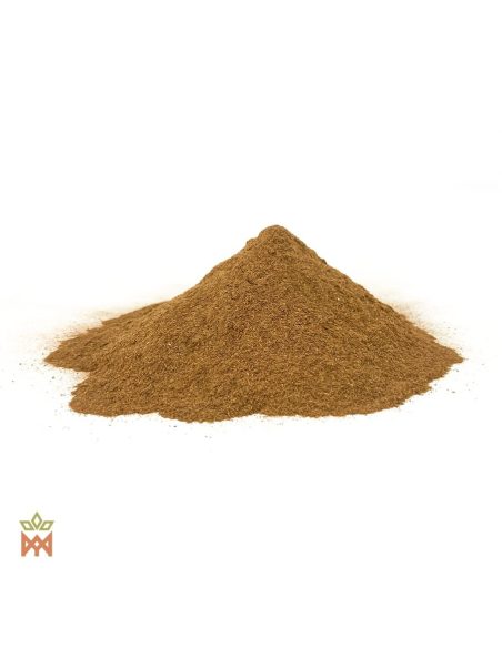 Bobinsana du Pérou – Écorce en poudre, Calliandra angustifolia – tas de poudre d’écorce, détail