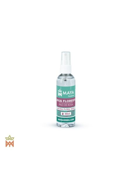 Eau florale de palo de rosa – Agua Floresta, Aniba rosaeodora – vaporisateur de 50 ml