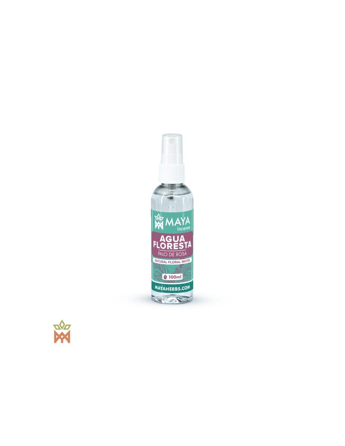Eau florale de palo de rosa – Agua Floresta, Aniba rosaeodora – vaporisateur de 100 ml