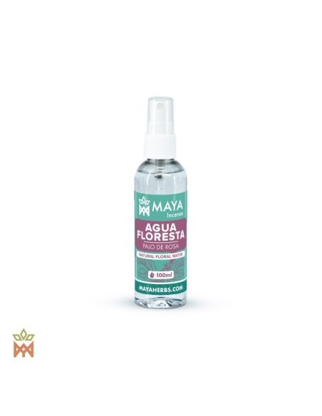 Eau florale de palo de rosa – Agua Floresta, Aniba rosaeodora – vaporisateur de 100 ml