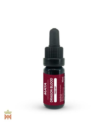 Sève de sang-de-dragon (Croton lechleri) – flacon compte-gouttes Maya de 10 ml à étiquette rouge