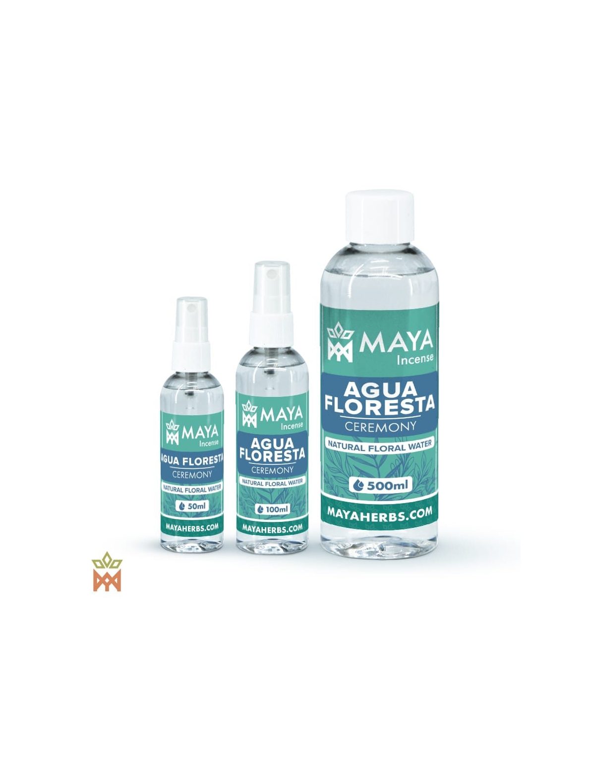 Agua Floresta Ceremony – eau florale des Pays-Bas – flacons de 50, 100 et 500 ml