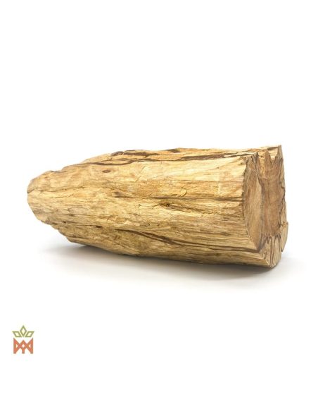 Palo santo du Pérou – Bûches de bois, Bursera graveolens – tronçon de bûche à l’extrémité sciée
