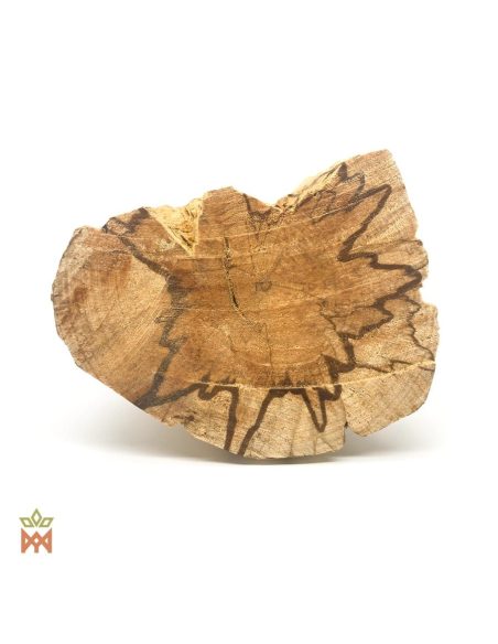 Palo santo du Pérou – Bûches de bois, Bursera graveolens – face coupée d’une bûche, détail