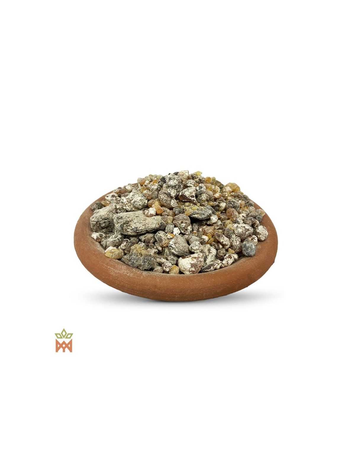 Palo santo du Pérou – Résine entière de sève, Bursera graveolens – morceaux de résine dans un bol, détail