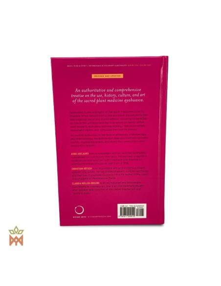 Ayahuasca, cultures et arts amazoniens – Livre relié de 310 pages – quatrième de couverture rose, notices et code-barres