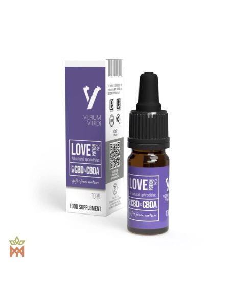 Mélange Verum Viridi au cacao, 10 ml – étui et flacon compte-gouttes