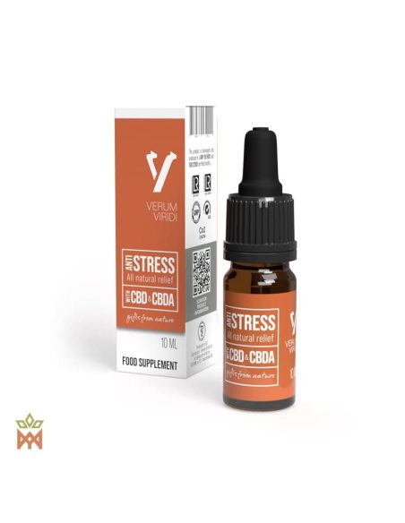 Mélange Verum Viridi à la camomille, 10 ml – étui et flacon compte-gouttes