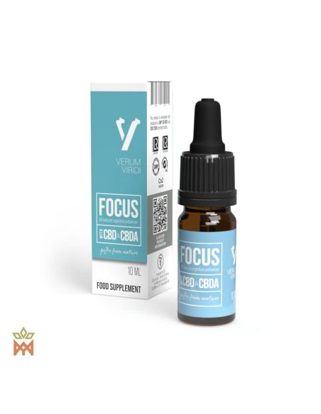 Verum Viridi Focus, 10 ml – étui et flacon compte-gouttes
