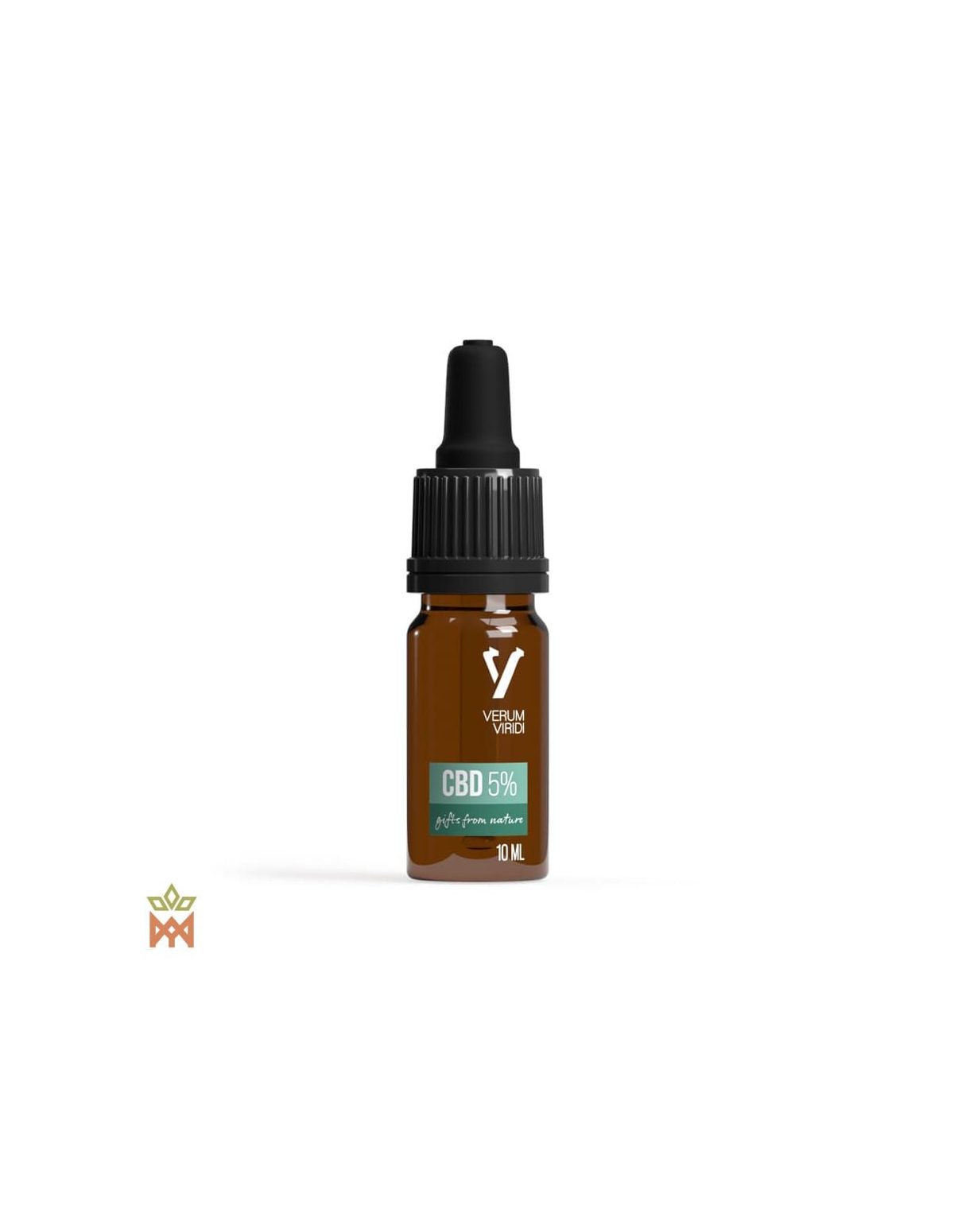 Huile CBD 5 % Verum Viridi, isolat – flacon compte-gouttes de 10 ml