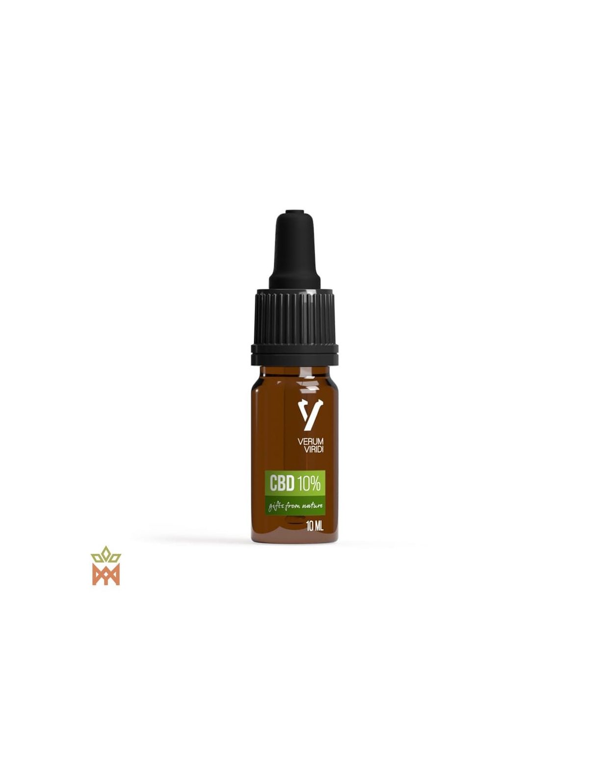 Huile CBD 10 % Verum Viridi, isolat – flacon compte-gouttes de 10 ml