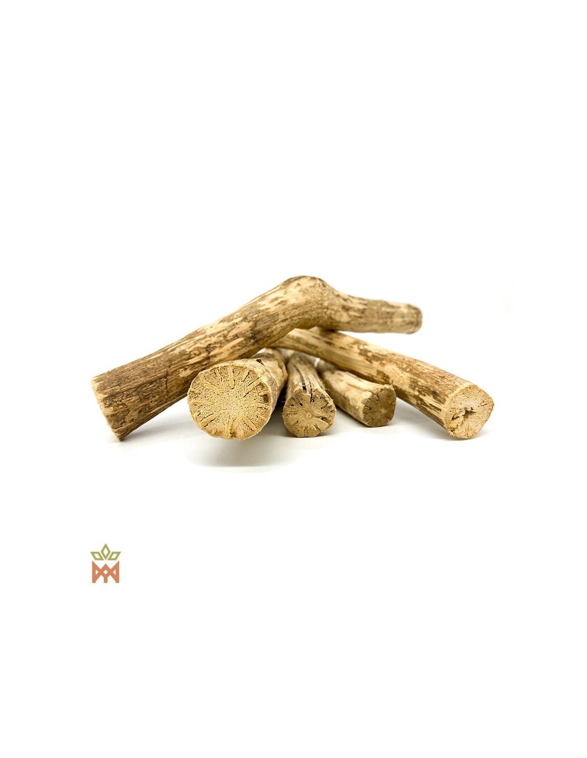 Ajo sacha du Pérou (Mansoa alliacea) – morceaux de bois entiers brun clair