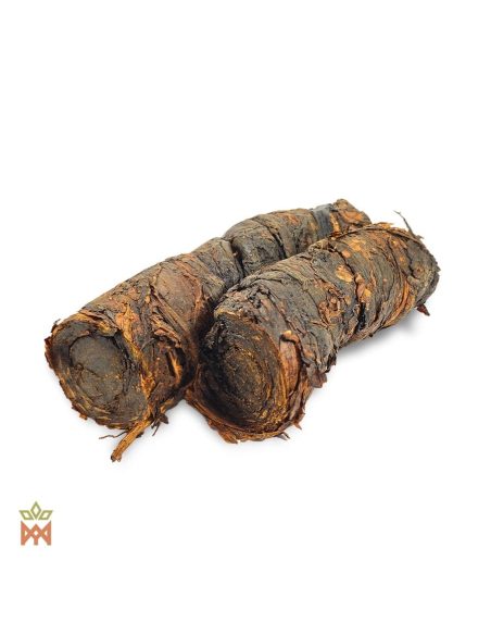 Mapacho d’Arapiraca du Brésil – Rouleau de feuilles, Nicotiana rustica – deux rouleaux côte à côte