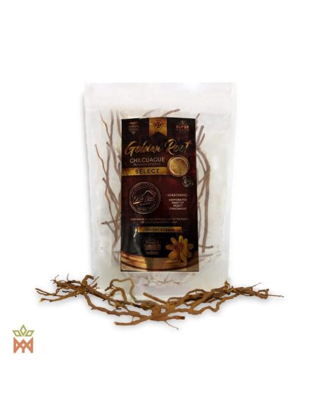 Chilcuague du Mexique – Racine entière séchée, Heliopsis longipes – sachet de 8 g étiqueté Golden Root et racines