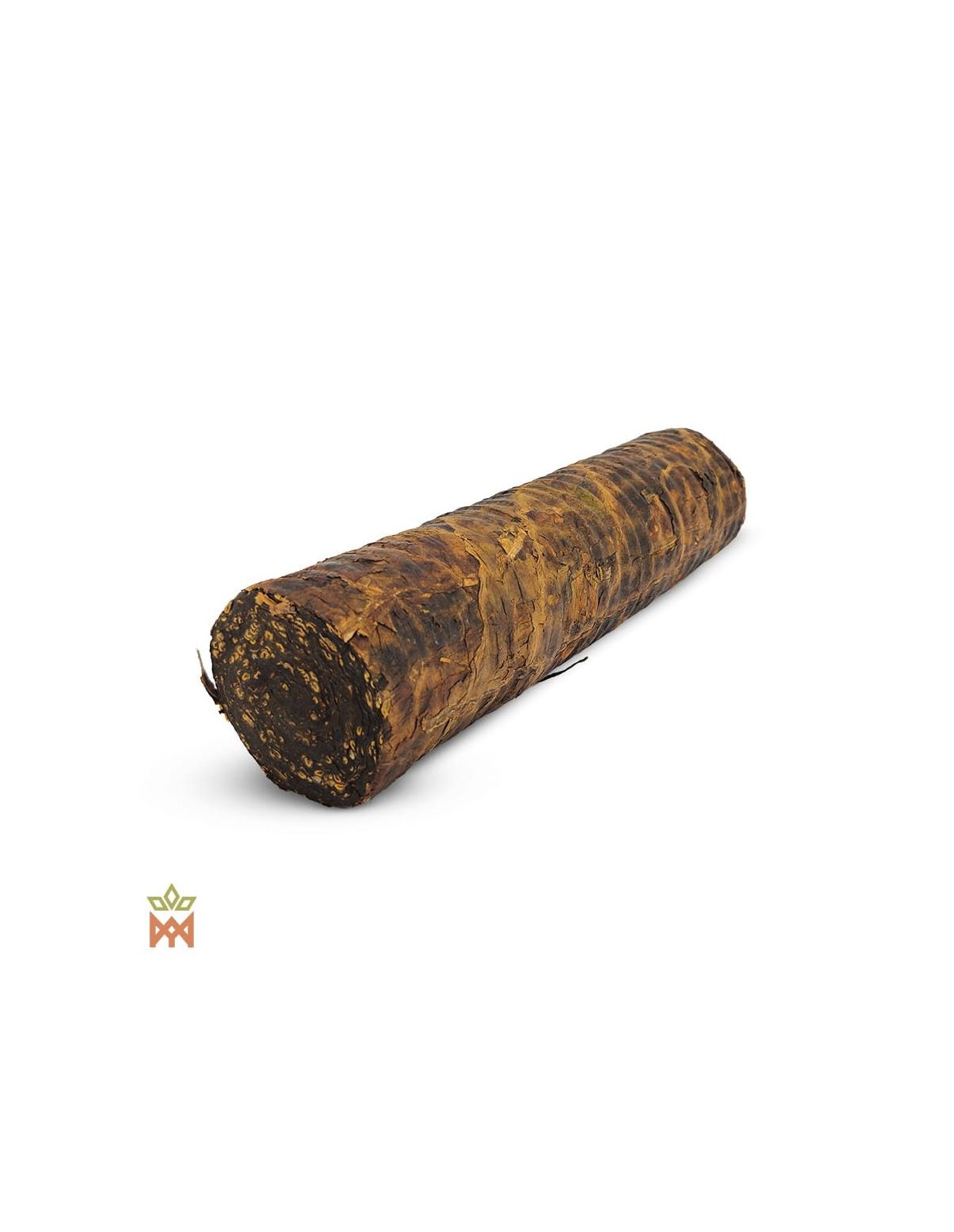 Mapacho Mói du Brésil – Rouleau de feuilles, Nicotiana rustica – rouleau seul, vue de côté