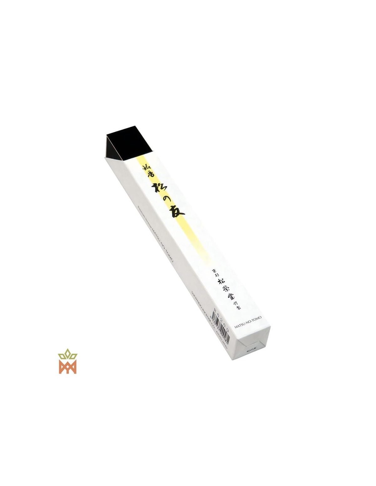 Encens Shoyeido Friend of Pine (Matsu-no-Tomo) – boîte blanche à bande jaune