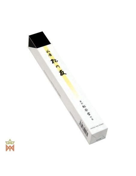Encens Shoyeido Friend of Pine (Matsu-no-Tomo) – boîte blanche à bande jaune