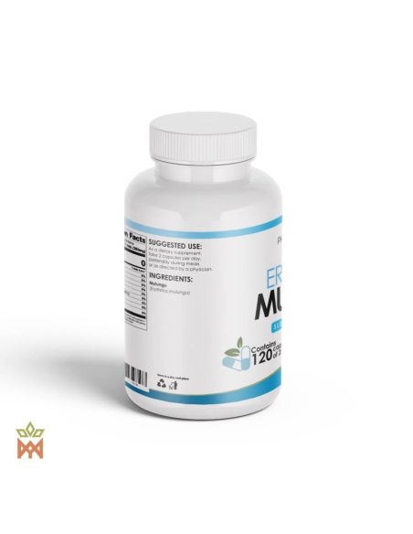 Capsules de mulungu (Erythrina mulungu) – flacon Phytolumiar, étiquette arrière