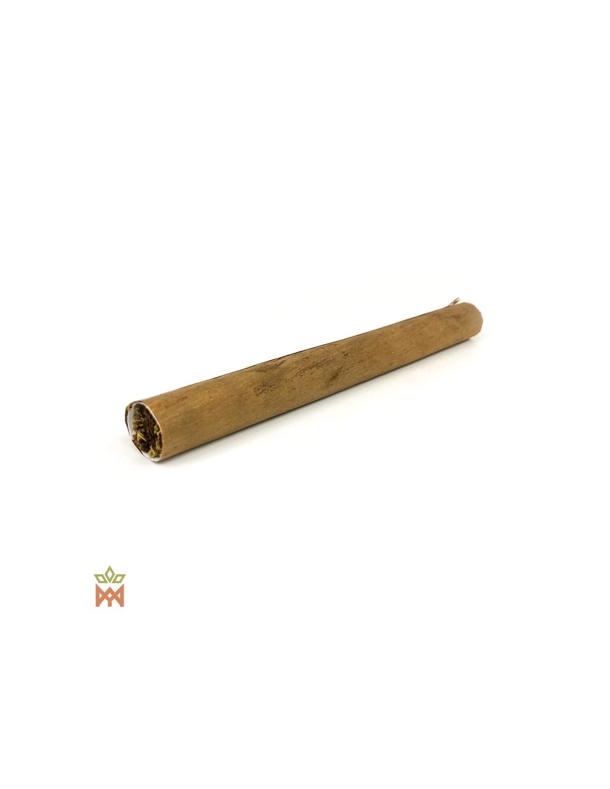 Mapacho Tauari du Brésil – Feuilles en fagot, Nicotiana rustica – enveloppe brune, extrémité ouverte
