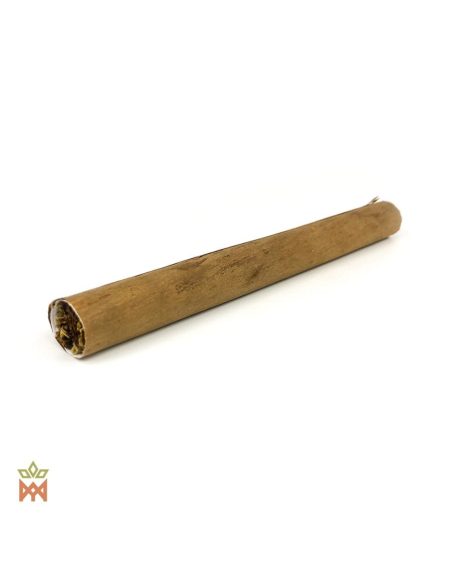 Mapacho Tauari du Brésil – Feuilles en fagot, Nicotiana rustica – enveloppe brune, extrémité ouverte