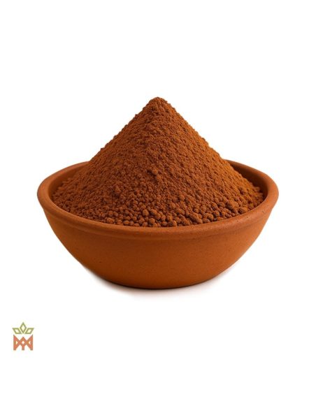 Mururé du Brésil – Écorce en poudre, Brosimum acutifolium – poudre brun roux dans une coupelle
