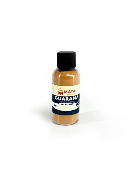 Guaraná du Brésil – Extrait sec de graines 20 %, Paullinia cupana – petit flacon étiqueté 10 g
