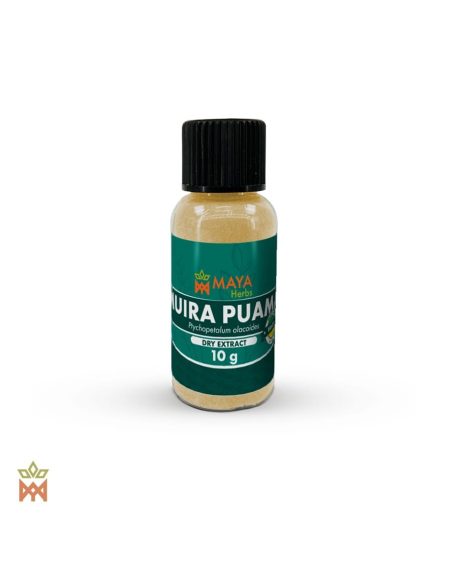 Extrait sec de muira puama, écorce et racine (Ptychopetalum olacoides) – flacon marqué 10 g