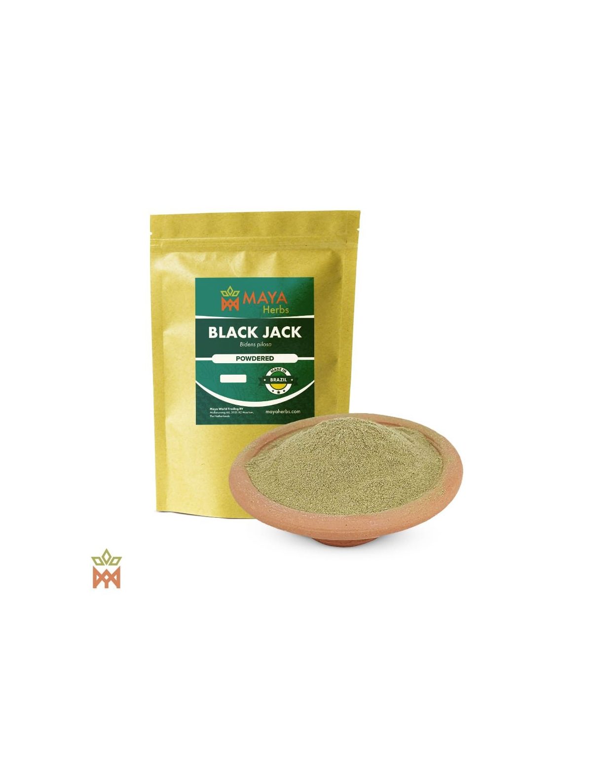 Herbe aiguille du Brésil (Bidens pilosa) – sachet Maya Herbs et feuilles en poudre