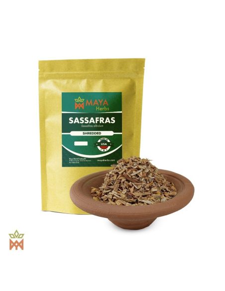 Sassafras américain (Sassafras albidum) – sachet Maya Herbs et écorce effilochée
