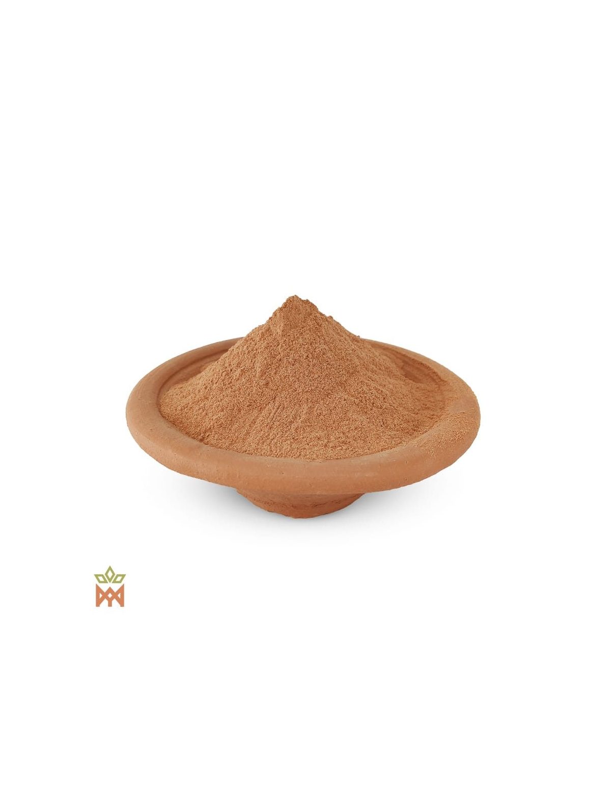 Clavohuasca du Brésil (Tynanthus panurensis) – poudre brun clair dans un bol en terre cuite