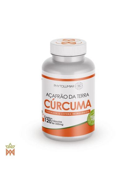 Curcuma du Brésil (Curcuma longa) – pot de gélules Phytolumiar, vue de face
